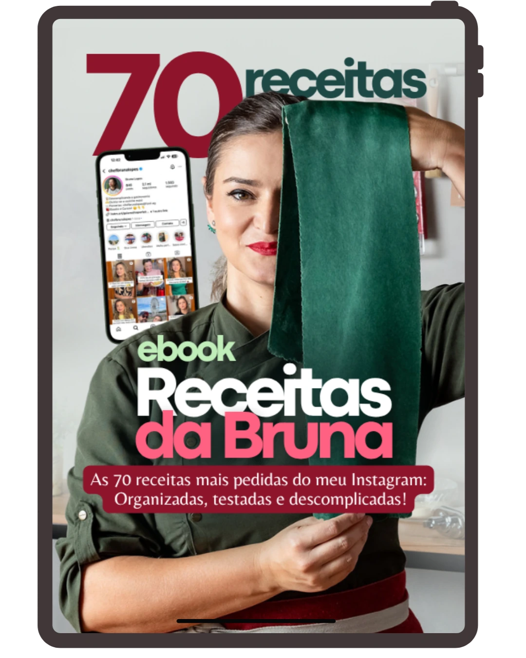 Capa do eBook Receitas da Bruna